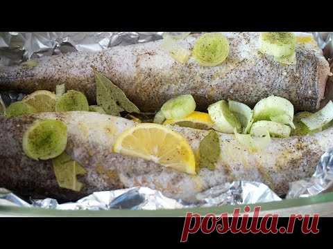 ХЕК в духовке быстро и полезно. - YouTube
