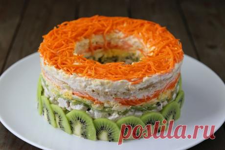 Слоеный салат “Изумрудный” – Kyxarka.ru