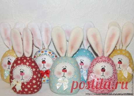 Шьем пасхальные яйца-веселые зайцы. Идеи и мастер-класс.