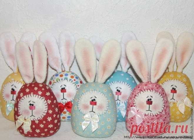 Шьем пасхальные яйца-веселые зайцы. Идеи и мастер-класс.