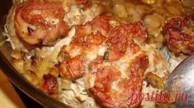 Нежнейшее мясо по-грузински. Аромат на весь дом!