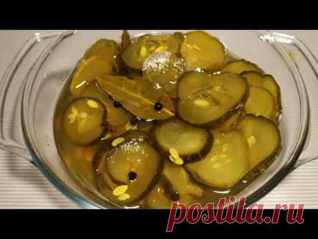 Даже не думала, что получится так вкусно: огурцы, как в Макдональдс