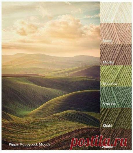 СОЧЕТАНИЕ ЦВЕТОВ В ВЯЗАНИИ.