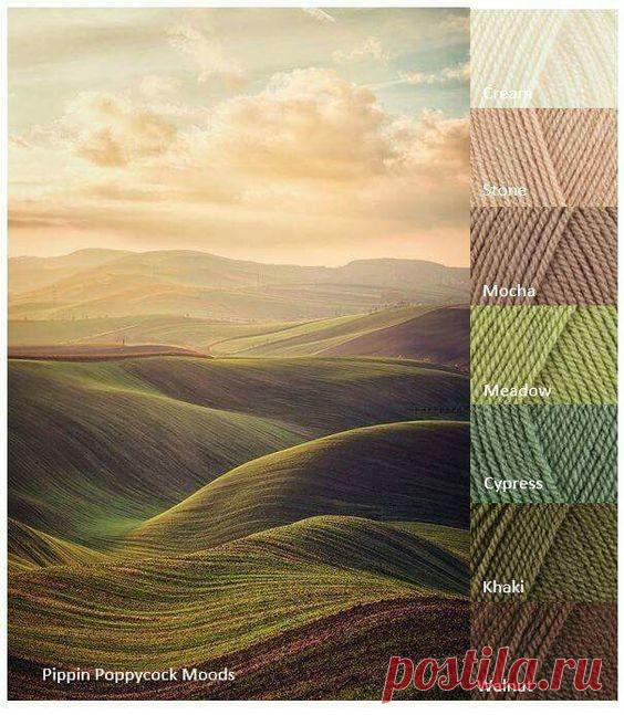 СОЧЕТАНИЕ ЦВЕТОВ В ВЯЗАНИИ.