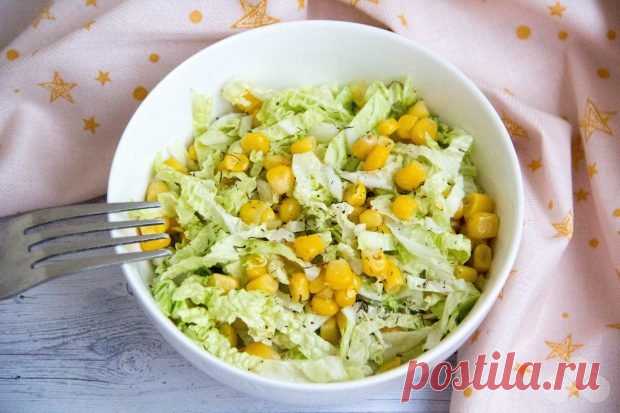 Быстрый салат из пекинской капусты