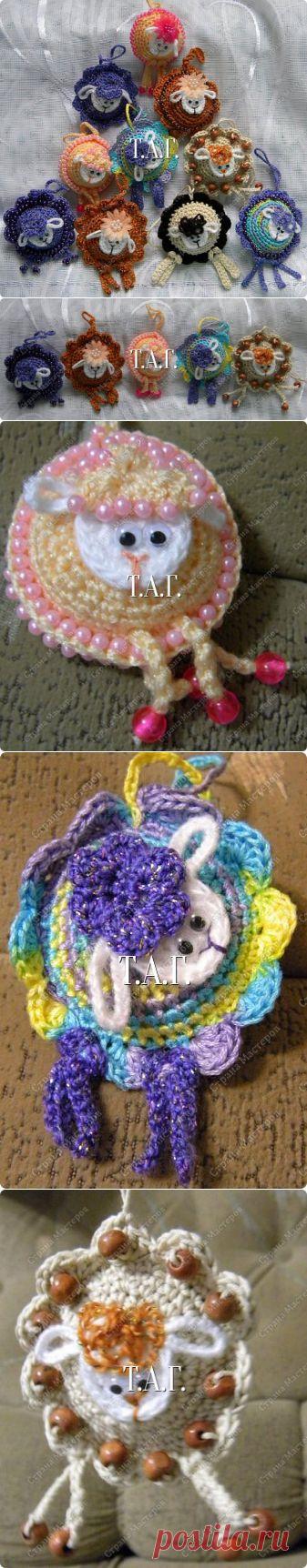 Нарядные овечки - игольницы