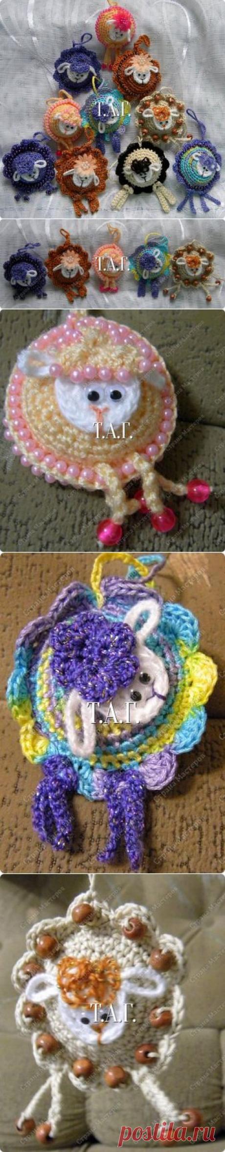 Нарядные овечки - игольницы