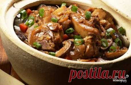 Жаркое из кролика в горшочках - пошаговый кулинарный рецепт на Повар.ру
