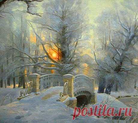(100) Good night dear friends Ночью вьюга снежная... - Olga Vladimirovna Rossi-Hawkes