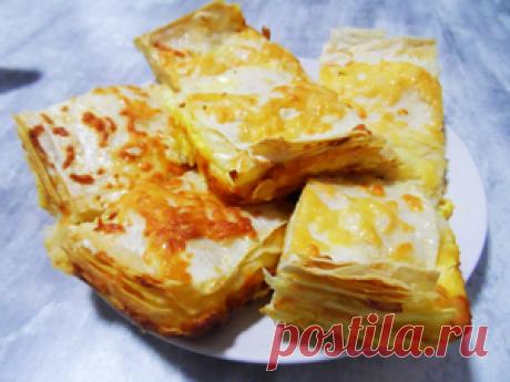 Вкусный и аппетитный пирог из лаваша! рецепт с фото