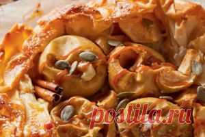 Слойка с яблоками и тыквенными семечками - Искусство здоровой жизни