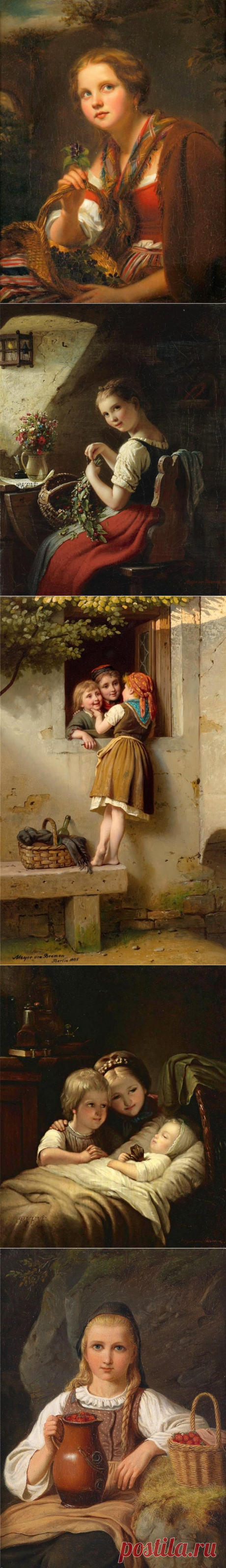 Художник Johann Georg Meyer von Bremen (1813-1886)