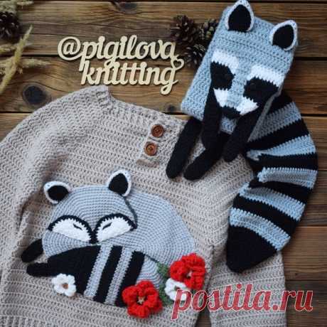 Шарф от Анастасии Пигиловой (https://www.instagram.com/pigilova_knitting/)