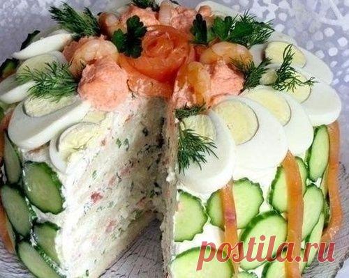 Скандинавский закусочный торт - МирТесен