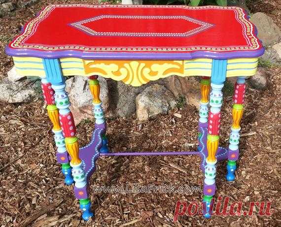 SOLD sample of CUSTOM WORK-Hand Painted Furniture от LisaFrick