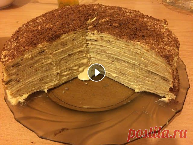 Вкуснейший блинный торт к масленице. Делается легко и быстро, а результат Вас очень порадует.При сборке торта смазывайте каждый блин кремом. Вообще на...