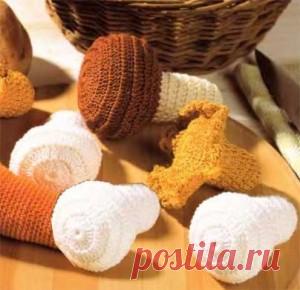 Обзорная статья Вязаная еда (фрукты, овощи, ягоды, грибы, сладости)