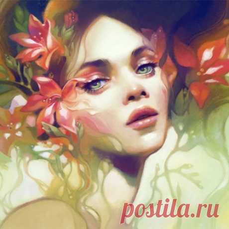 Сказочные женские портреты Anna Dittmann