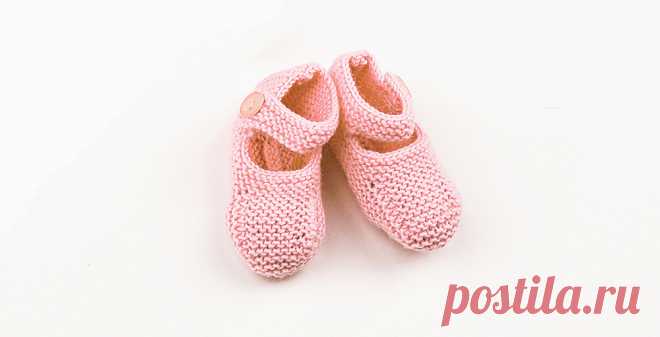 Пинетки для девочки - схема вязания спицами. Вяжем Пинетки на Verena.ru