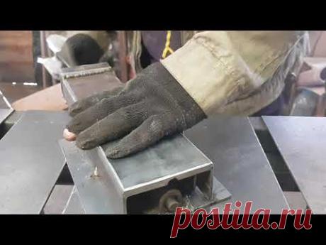 Тиски из профильной трубы/bench vise from a profile pipe