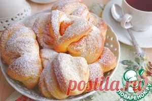 Булочки пряные с тыквенным кремом - кулинарный рецепт