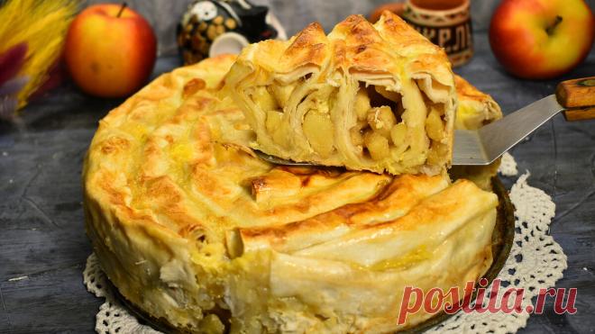 Безумно вкусный Яблочный пирог без замешивания теста. Почему так раньше не готовила. | Готовим с Екатериной Койдой | Яндекс Дзен