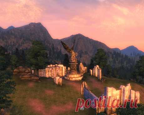Белда на закате.
Belda at sunset.
