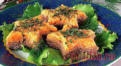 Бутерброд с сыром и тыквой. - Рецепты - Доставка пиццы, обедов, суши, питьевой воды домой и в офис, банкет, кейтеринг, организация мероприятий в Петербурге