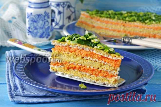 Вафельный торт с консервами рецепт с фото, как приготовить на Webspoon.ru