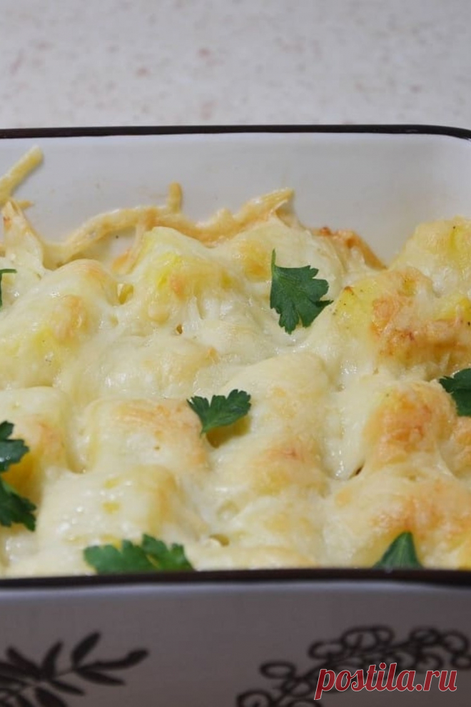 картофель запеченный с сыром