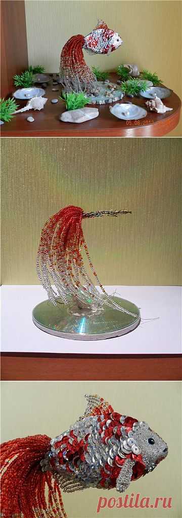 АртБисер - Мастер-класс "Золотая рыбка"