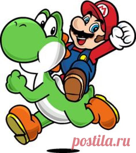 I just love that picture of Mario riding on Yoshi!