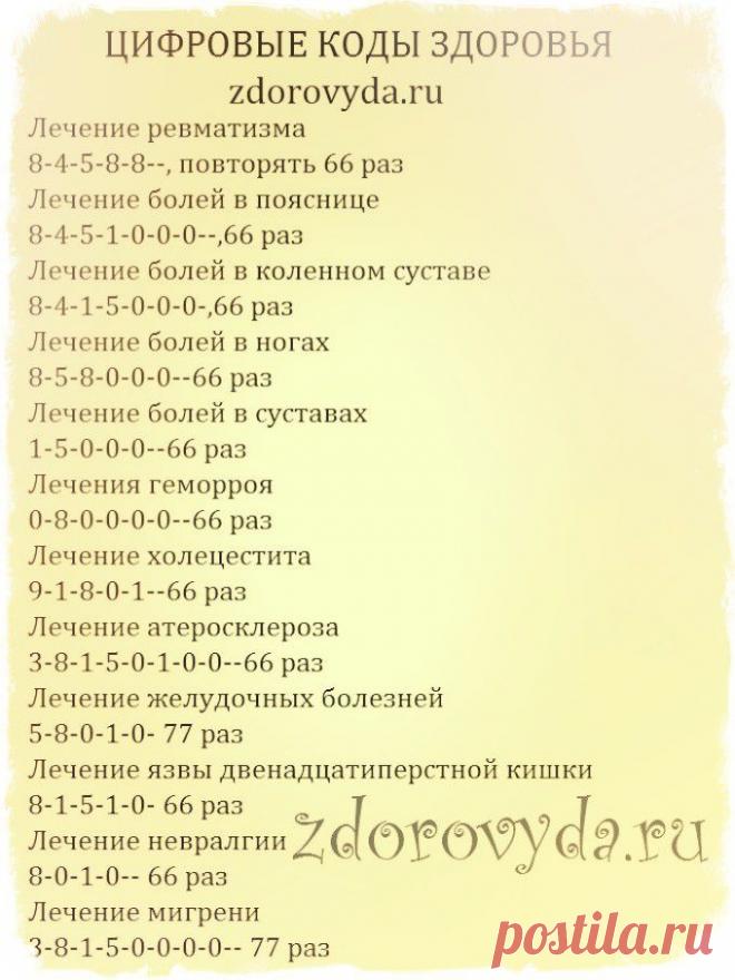 код здоровья | Блог о красоте и здоровье