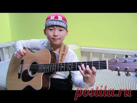 Amazing 9-year-old Kid Guitarist Sean Song  ( Eagles - Hotel California )