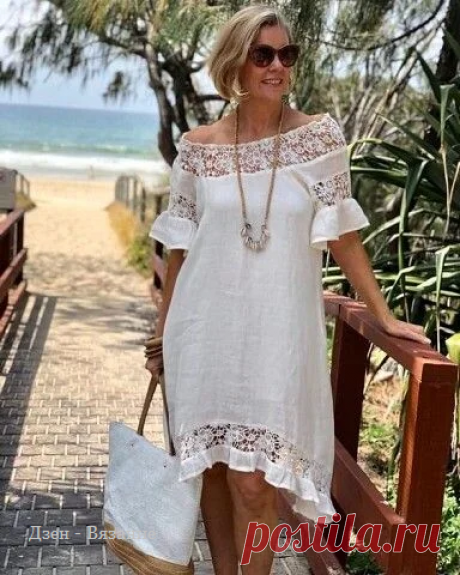 Кайма, кружево, мотивы крючком для преображения старых вещей | Вязание | Яндекс Дзен