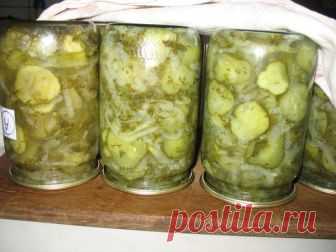 Очень вкусный салат из огурцов 