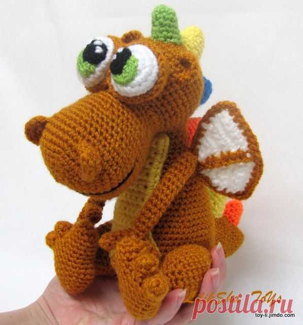 Вяжем крючком Дракона-Дракошу / Вязание / ProHobby.su - Вязание спицами и крючком для начинающих, схемы вязания и описание
