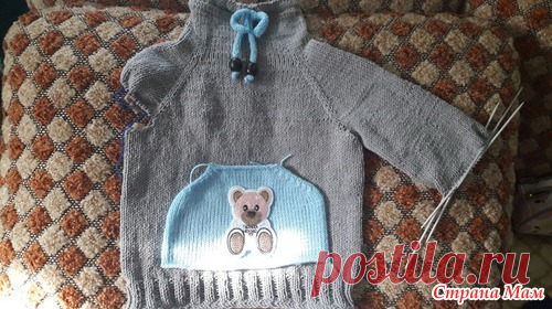 Вязаная история №41. Свитшот. Вяжем вместе регланом сверху. - Вязание спицами - Страна Мам