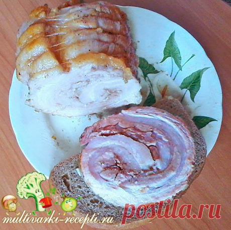 Мясной рулет в мультиварке: рецепт приготовления