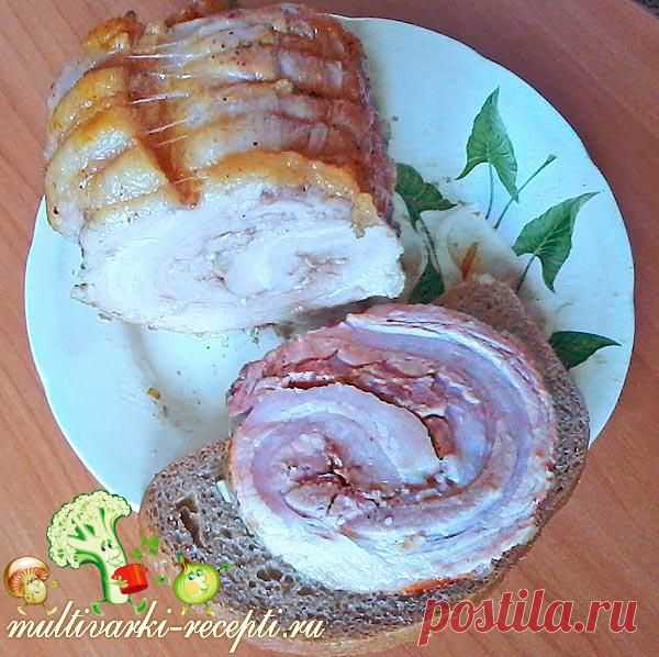Мясной рулет в мультиварке: рецепт приготовления