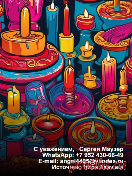 «Шаблон Ангела: Как начать роспись церковных свечей, даже если вы боитесь испортить первую»