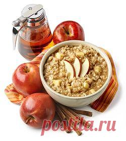 Диета из трех продуктов: овсянка + яблоки + творог