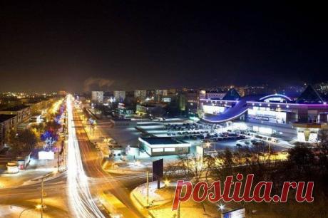 Одноклассники. Родной ночной Миасс!