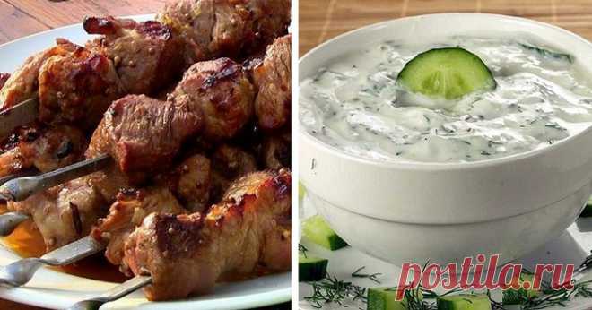 Белый соус для шашлыка