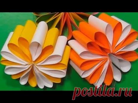 СУПЕР-БЫСТРО ПОДАРОК-ПОДЕЛКА МАМЕ БАБУШКЕ КО ДНЮ МАТЕРИ, ДЕНЬ РОЖДЕНИЯ, 8 МАРТА (с бумаги цветы)