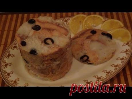 Домашняя ветчина из трески и горбуши.