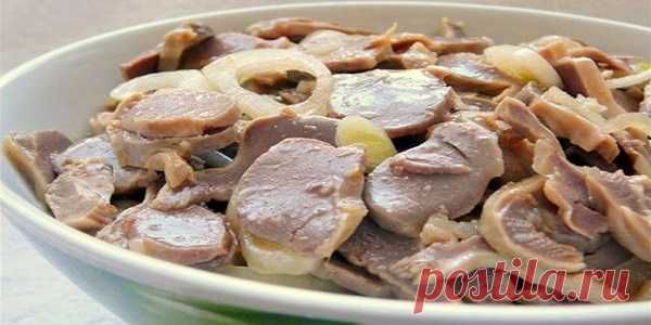 Маринованные куриные желудочки в соевом соусе пикантные и невероятно вкусные