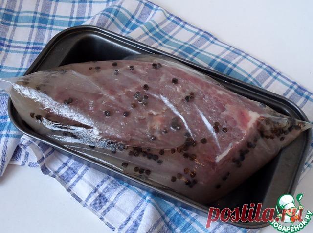 Мясо говядины маринованное в водке