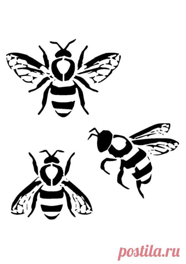 Bee Animal Kids Art Craft Reusable Stencil Decor Size A 5 4 3 / BIG SIZES /078 | eBay