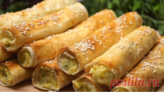 Трубочки из лаваша: закуска на скорую руку, готовлю к ужину или как перекус, например в дорогу | Готовим с Калниной Натальей | Дзен